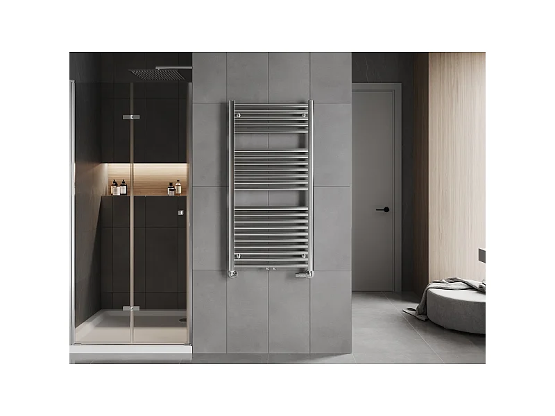 Mexen Hades aquecedor de casa de banho 1200 x 600 mm, 527 W, cromado - W104-1200-600-00-01