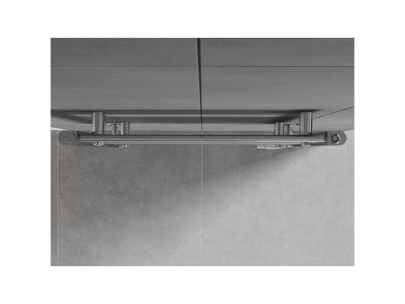 Mexen Hades aquecedor de casa de banho 1200 x 600 mm, 527 W, cromado - W104-1200-600-00-01