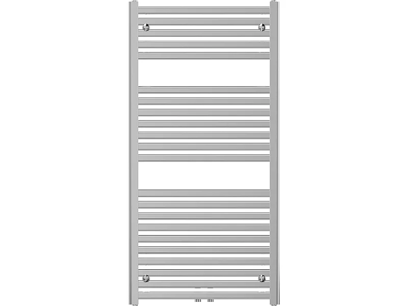 Mexen Hades aquecedor de casa de banho 1200 x 600 mm, 527 W, cromado - W104-1200-600-00-01