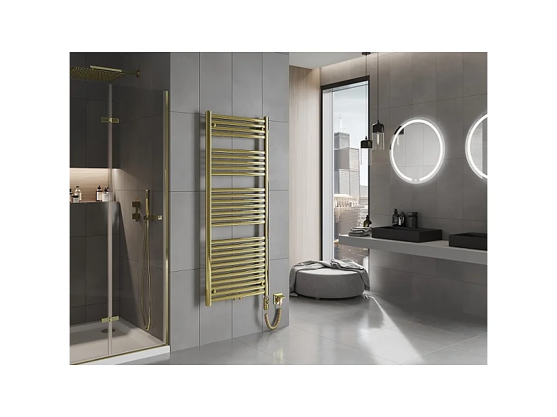 Mexen Hades radiateur électrique 1500 x 600 mm, 600 W, or - W104-1500-600-2600-50