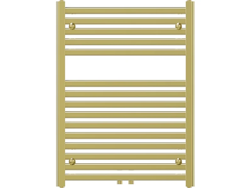 Mexen Hades radiador de casa de banho 800 x 600 mm, 357 W, dourado - W104-0800-600-00-50