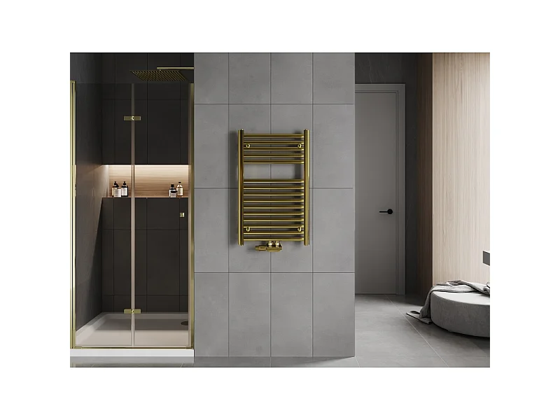 Mexen Hades radiateur de salle de bain 800 x 500 mm, 305 W, doré - W104-0800-500-00-50