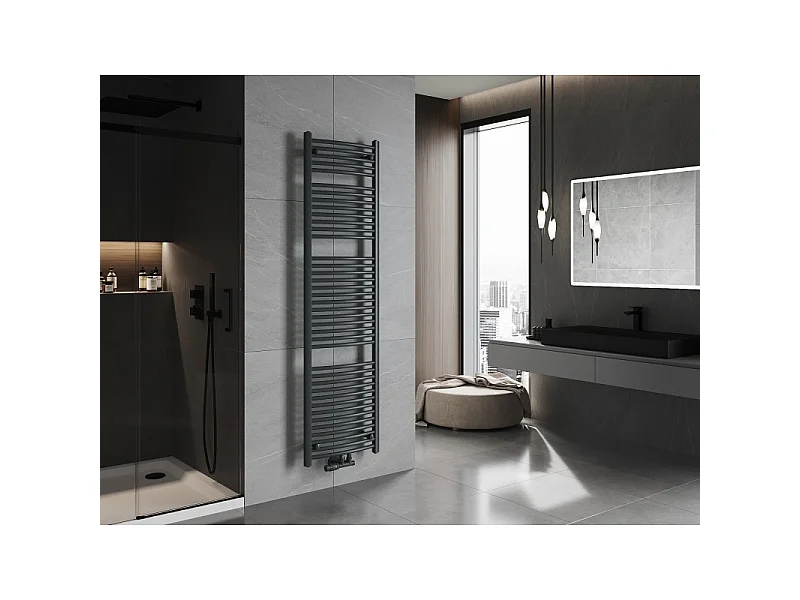 Mexen Ares radiateur de salle de bain 1800 x 500 mm, 820 W, anthracite - W102-1800-500-00-66