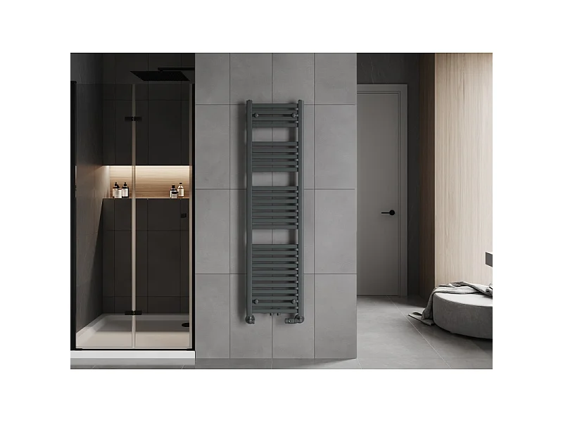 Mexen Hades radiador de casa de banho 1500 x 400 mm, 583 W, antracite - W104-1500-400-00-66