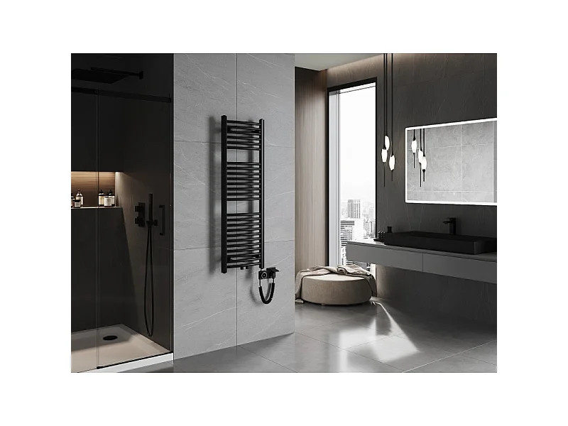 Mexen Ares radiateur électrique 1200 x 400 mm, 400 W, noir - W102-1200-400-6400-70