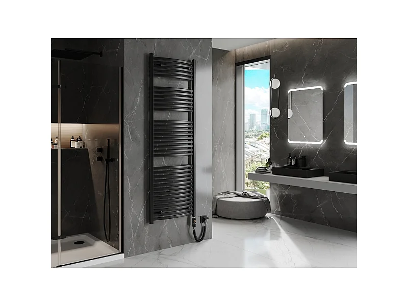 Mexen Helios radiateur électrique 1800 x 600 mm, 900 W, noir - W103-1800-600-2900-70
