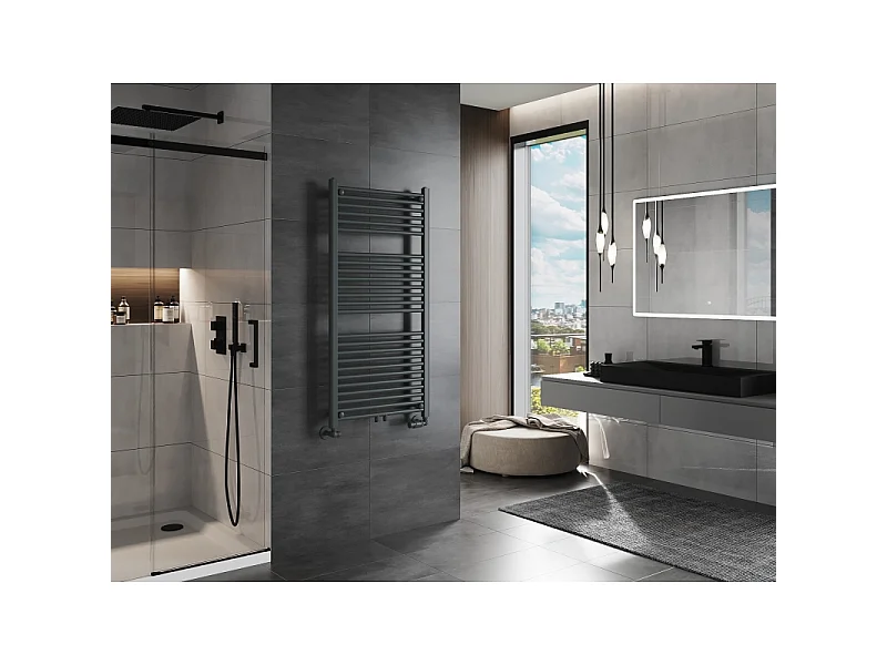 Mexen Mars radiador de casa de banho 1200 x 600 mm, 617 W, antracite - W110-1200-600-00-66