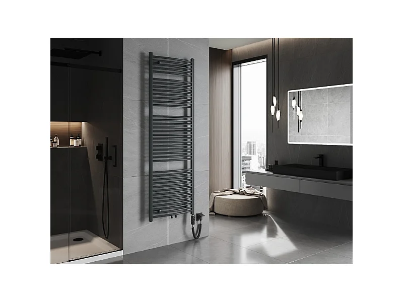 Mexen Ares radiateur électrique 1800 x 600 mm, 900 W, anthracite - W102-1800-600-2900-66