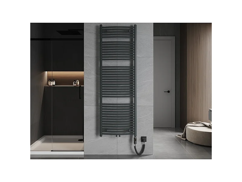 Mexen Ares radiateur électrique 1800 x 600 mm, 900 W, anthracite - W102-1800-600-2900-66