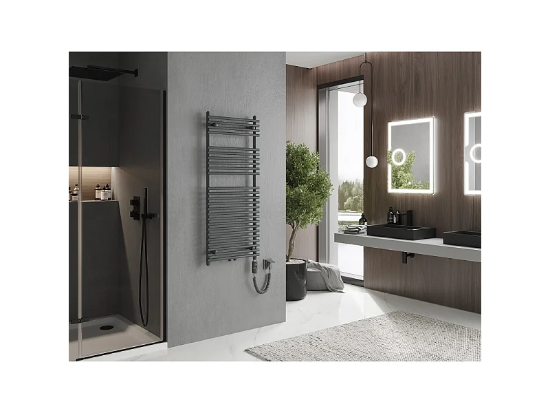 Mexen Sol radiateur électrique 1200 x 500 mm, 600 W, anthracite - W125-1200-500-2600-66