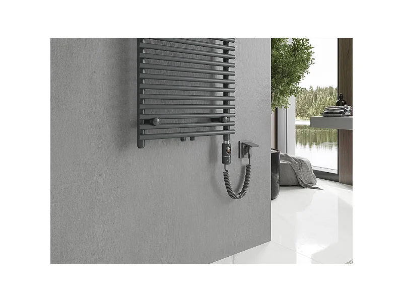 Mexen Sol radiateur électrique 1200 x 500 mm, 600 W, anthracite - W125-1200-500-2600-66