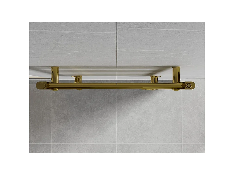 Mexen Mars radiador de casa de banho 1500 x 600 mm, 576 W, dourado - W110-1500-600-00-50