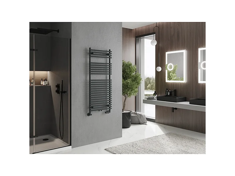 Mexen Sol radiador de casa de banho 1200 x 500 mm, 569 W, antracite - W125-1200-500-00-66