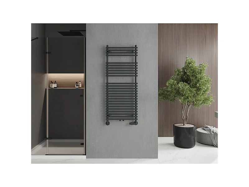 Mexen Sol radiador de casa de banho 1200 x 500 mm, 569 W, antracite - W125-1200-500-00-66