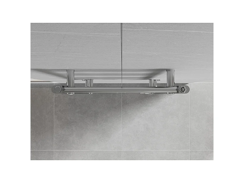 Mexen Mars radiador de casa de banho 1500 x 500 mm, 494 W, cromado - W110-1500-500-00-01