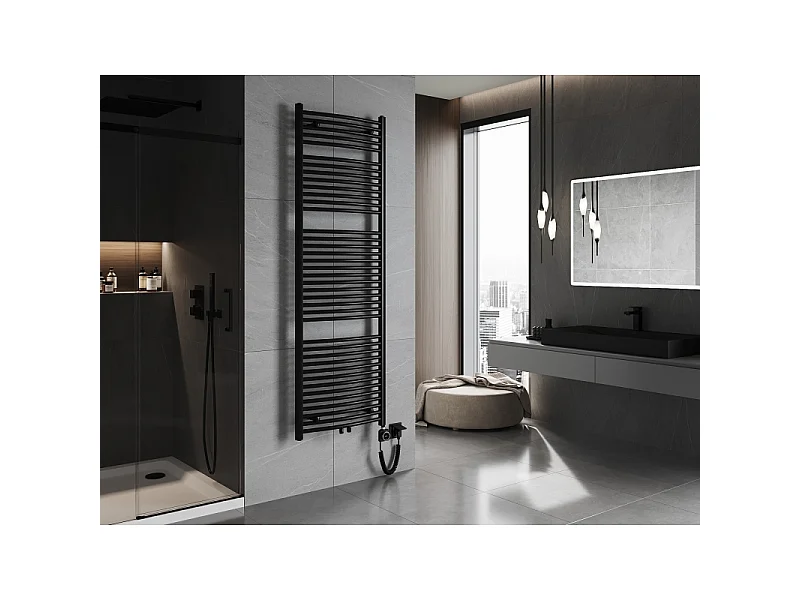 Mexen Ares Radiateur électrique 1800 x 600 mm, 1200 W, noir - W102-1800-600-6120-70