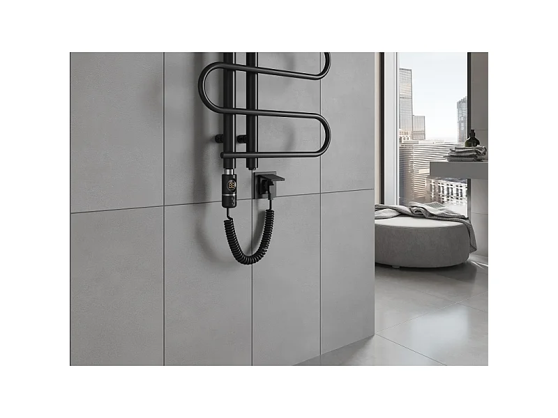 Mexen Kiso elektrische radiator 1250 x 500 mm, 300 W, zwart - W114-1250-500-2300-70