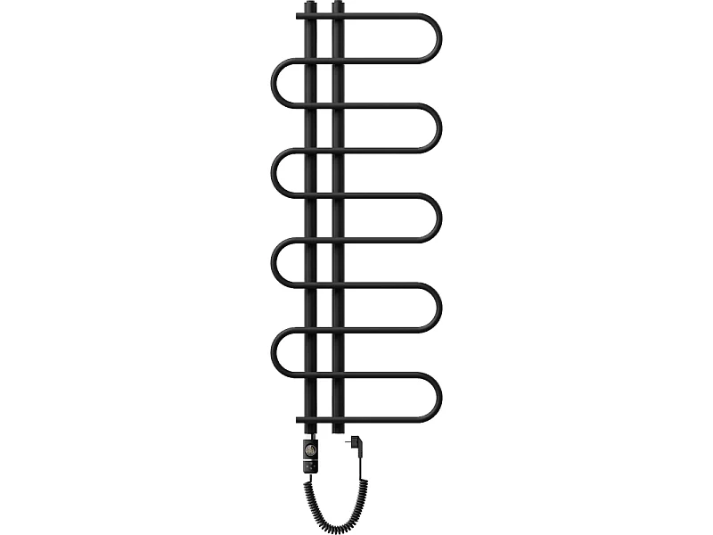 Mexen Kiso elektrische radiator 1250 x 500 mm, 300 W, zwart - W114-1250-500-2300-70