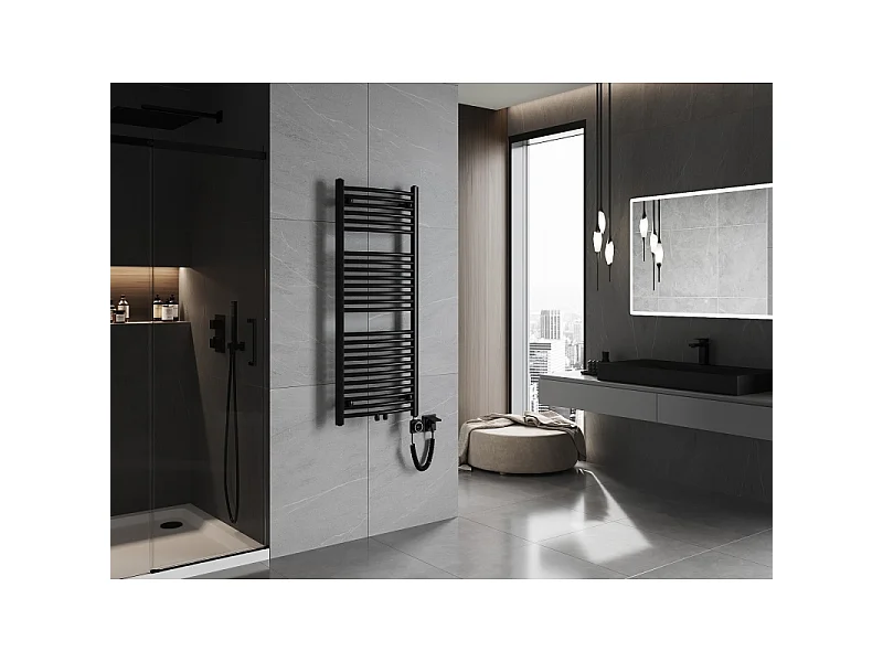 Mexen Ares radiateur électrique 1200 x 500 mm, 500 W, noir - W102-1200-500-6500-70
