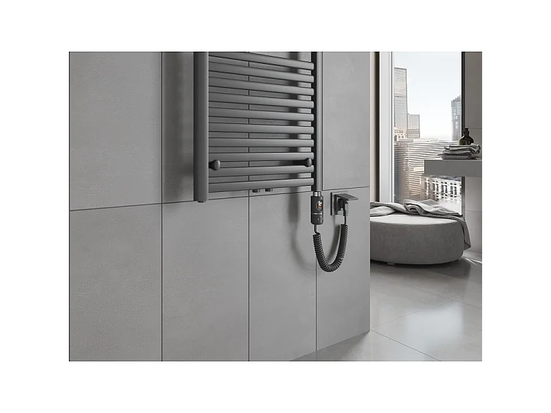 Mexen Hades radiateur électrique 1200 x 500 mm, 600 W, anthracite - W104-1200-500-2600-66
