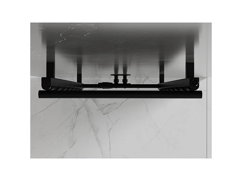 Mexen Saturn radiador de casa de banho 1200 x 500 mm, 409 W, preto - W108-1200-500-00-70