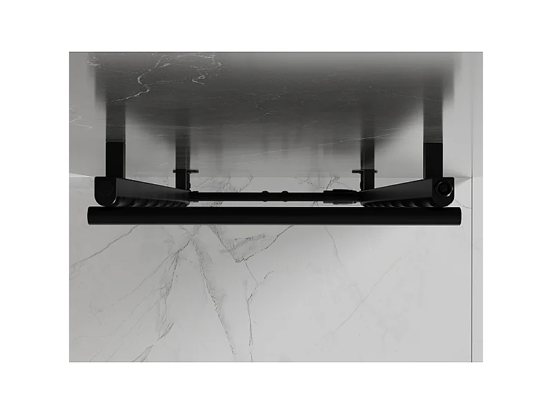Mexen Saturn radiador de casa de banho 1200 x 500 mm, 409 W, preto - W108-1200-500-00-70