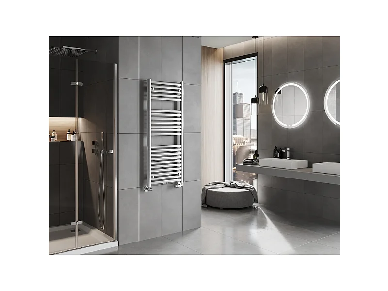 Mexen Hades radiador de casa de banho 1200 x 500 mm, 450 W, cromado - W104-1200-500-00-01