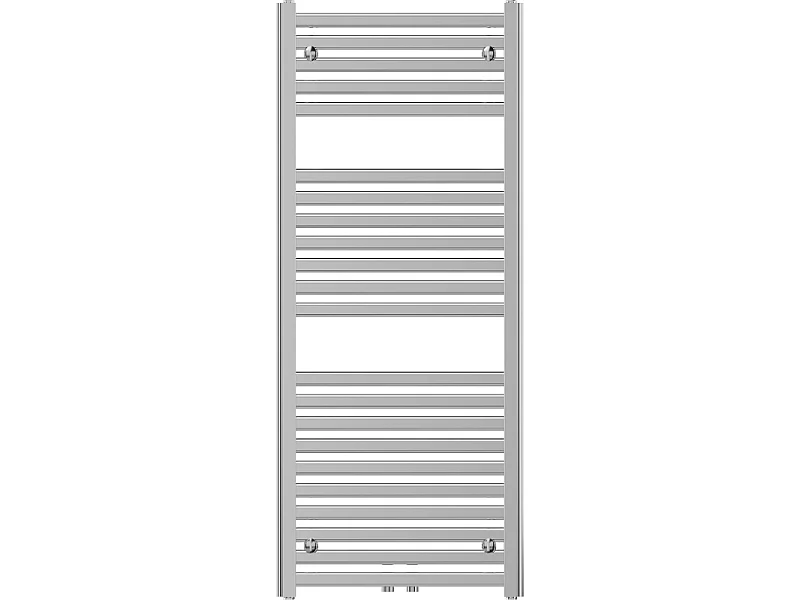 Mexen Hades radiador de casa de banho 1200 x 500 mm, 450 W, cromado - W104-1200-500-00-01