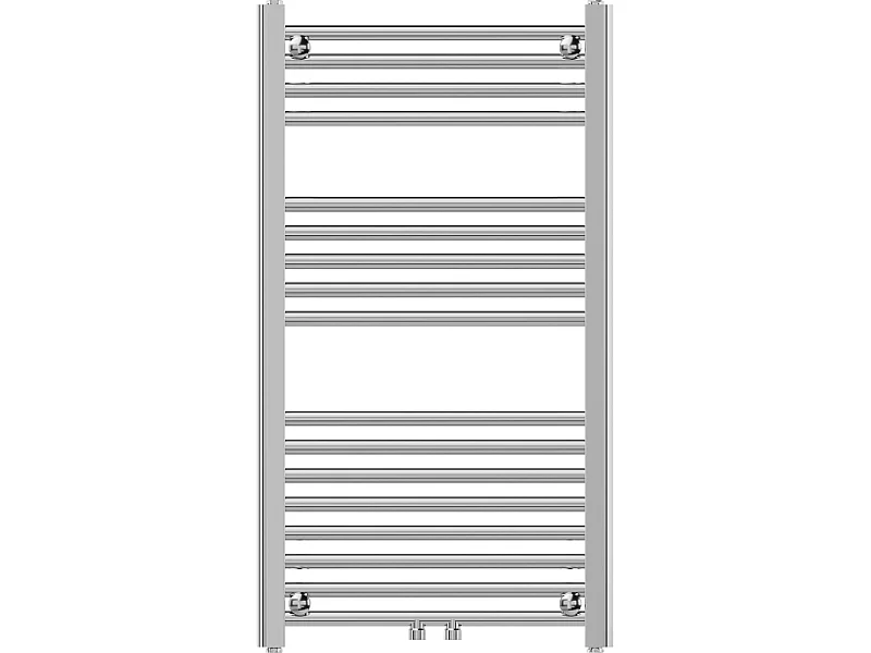 Mexen Mars radiador de casa de banho 900 x 500 mm, 292 W, cromado - W110-0900-500-00-01