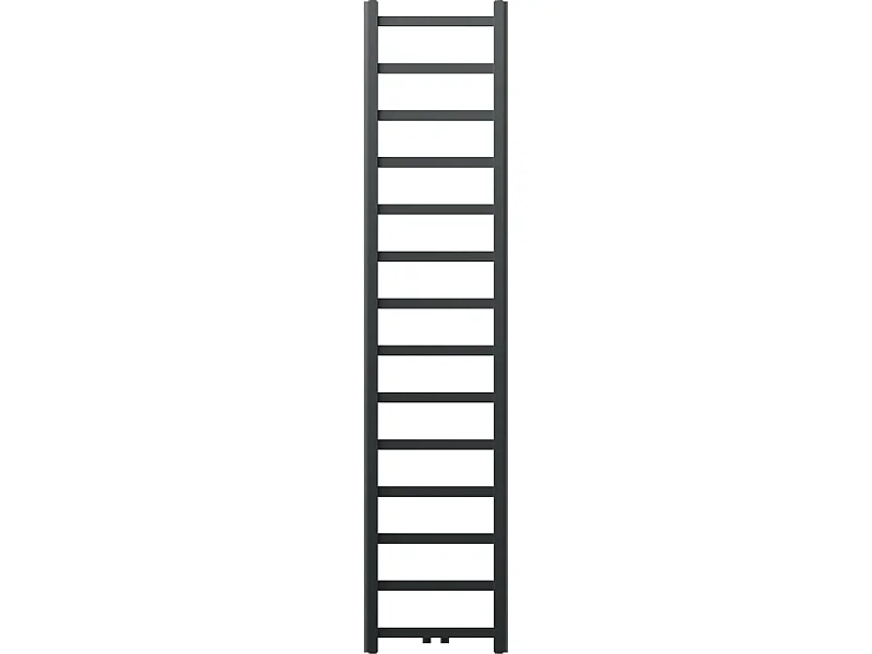Mexen Bolt badkamer radiator 1800 x 400 mm, 406 W, antraciet - W126-1800-400-00-66