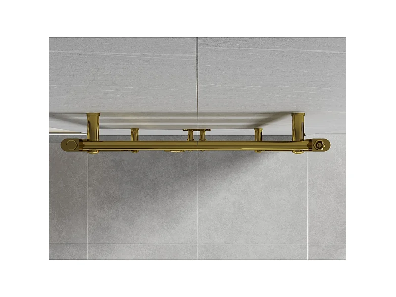 Mexen Mars radiador de casa de banho 1800 x 600 mm, 752 W, dourado - W110-1800-600-00-50