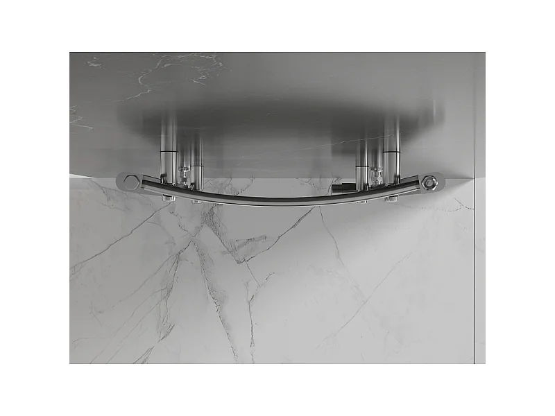 Mexen Helios aquecedor de casa de banho 1200 x 500 mm, 448 W, cromado - W103-1200-500-00-01