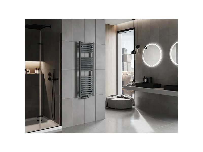 Mexen Hades radiador de casa de banho 1200 x 400 mm, 472 W, antracite - W104-1200-400-00-66