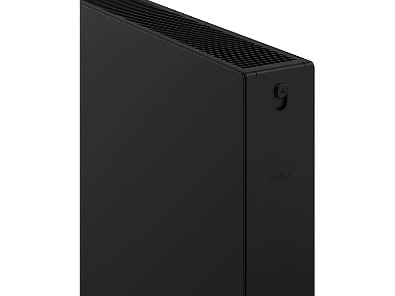 Mexen Flat CF22 panel radiator 600 x 1100 mm, side connection, 1741 W, black - W422F-060-110-70