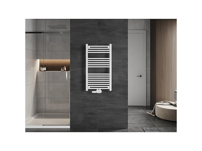 Mexen Mars radiador de casa de banho 900 x 500 mm, 370 W, branco - W110-0900-500-00-20