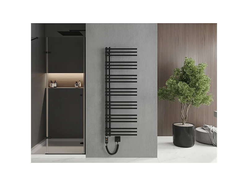 Mexen Neptun električni radiator 1400 x 500 mm, 600 W, črn - W101-1400-500-2600-70