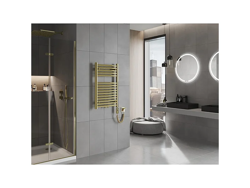 Mexen Hades radiateur électrique 800 x 500 mm, 300 W, doré - W104-0800-500-2300-50