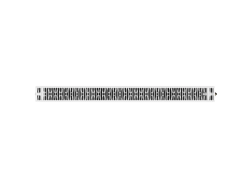 Mexen CVF22 Ravni ploščati radiator 400 x 1600 mm, spodnja povezava, 1821 W, bela - W622F-040-160-00