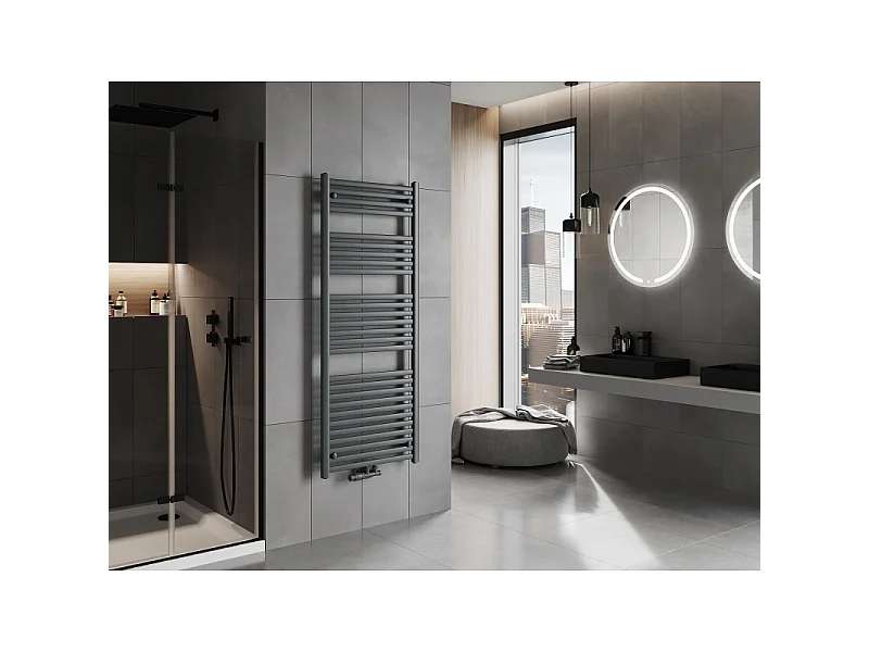 Mexen Hades radiateur de salle de bain 1500 x 600 mm, 812 W, anthracite - W104-1500-600-00-66