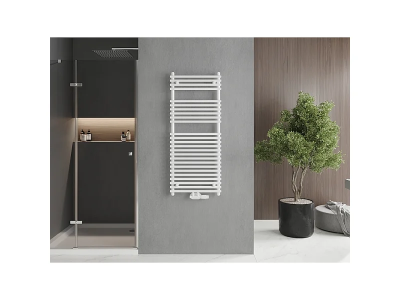 Mexen Sol radiador de casa de banho 1200 x 500 mm, 569 W, branco - W125-1200-500-00-20