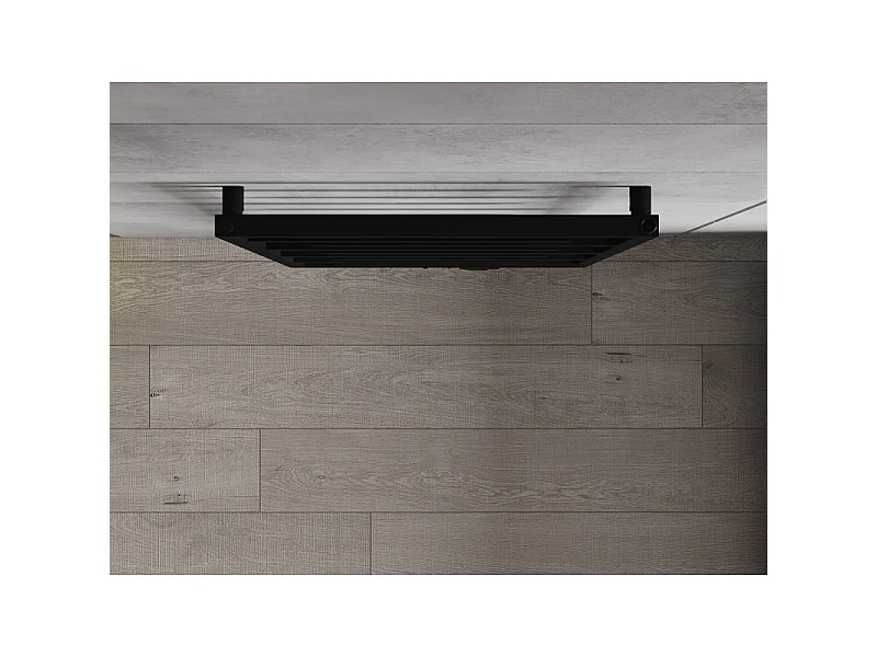 Mexen Orlando decoratieve radiator 1380 x 600 mm, 445 W, zwart - W207-1380-600-00-70