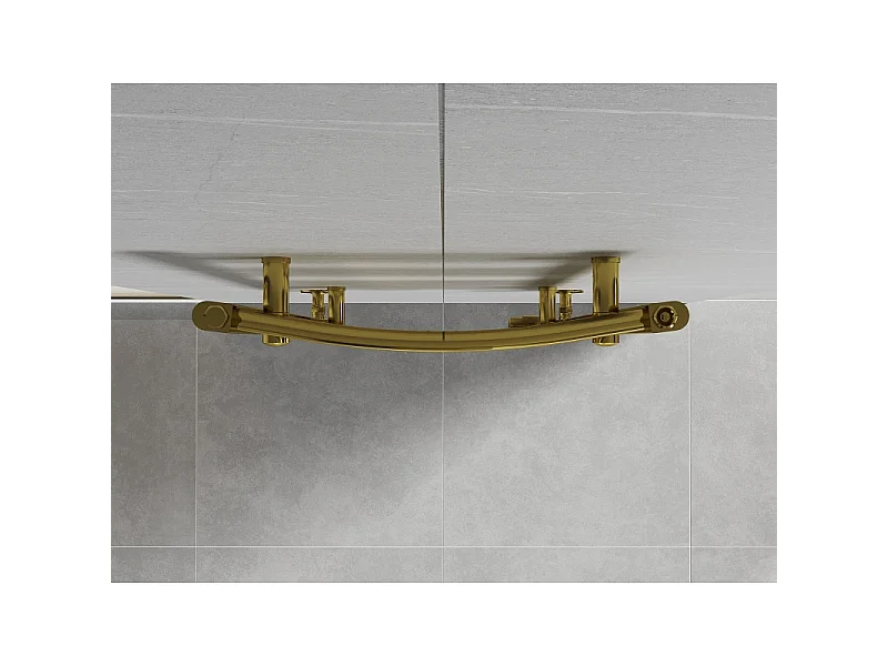 Mexen Ares radiador de casa de banho 1200 x 500 mm, 420 W, dourado - W102-1200-500-00-50