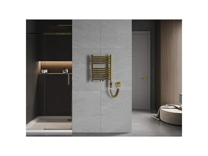 Mexen Ares radiateur électrique 500 x 400 mm, 300 W, doré - W102-0500-400-2300-50