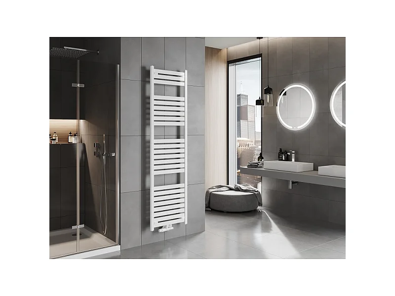 Mexen Uran radiador de casa de banho 1800 x 500 mm, 801 W, branco - W105-1800-500-00-20