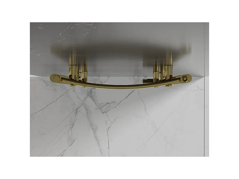 Mexen Helios radiador de casa de banho 1200 x 500 mm, 448 W, dourado - W103-1200-500-00-50