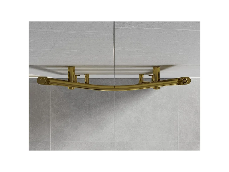 Mexen Ares radiador de casa de banho 900 x 600 mm, 342 W, dourado - W102-0900-600-00-50