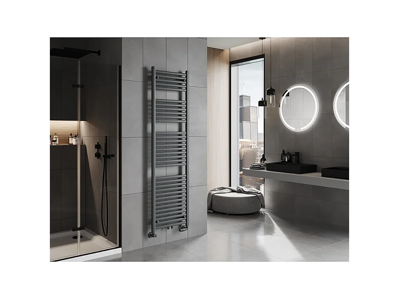 Mexen Hades radiador de casa de banho 1800 x 500 mm, 854 W, antracite - W104-1800-500-00-66
