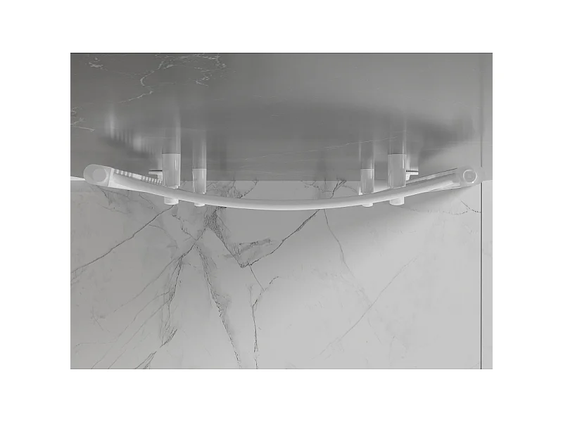 Mexen Helios radiateur de salle de bain 1200 x 500 mm, 567 W, blanc - W103-1200-500-00-20