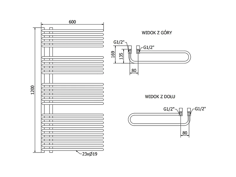 Mexen Amor radiateur électrique 1200 x 600 mm, 900 W, blanc - W120-1200-600-2900-20