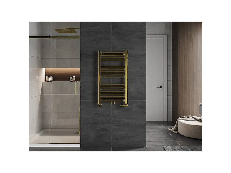 Mexen Mars aquecedor de casa de banho 900 x 500 mm, 292 W, dourado - W110-0900-500-00-50